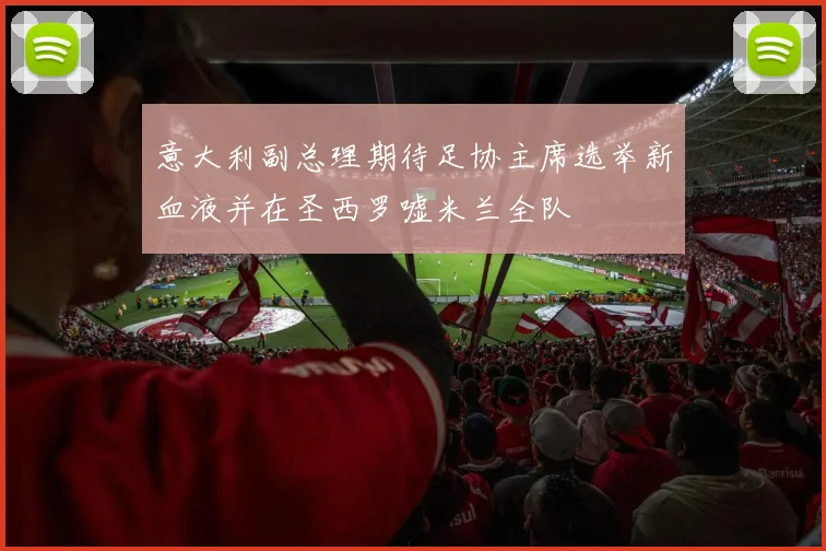 意大利副总理期待足协主席选举新血液并在圣西罗嘘米兰全队
